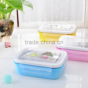 1000ml Portable Lovely Kids Stainless Steel Food Warmer With Lid thumbnail-6