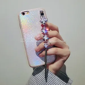 Imitation PU Leather Back Cover Shell Diamond Mobile Phone Cases for IPhone7/7Plus/6/6s/6plus/6splus Cell Phone Housing thumbnail-3