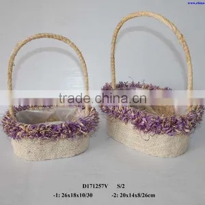 Jute Decor Flower Baskets thumbnail-1