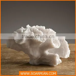 Handmade Window Display Decoration Artificial White Resin Coral thumbnail-1