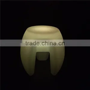 Commercial Furniture Cheap Used LED Glowing Stool Chair With Multi Colors thumbnail-3