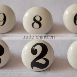 Newest Design Fine Hand Painted Numeric Cabinet Knobs thumbnail-2