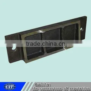 Carbon Steel Baffle Train Accessories Silicate Sand Machining Process thumbnail-1