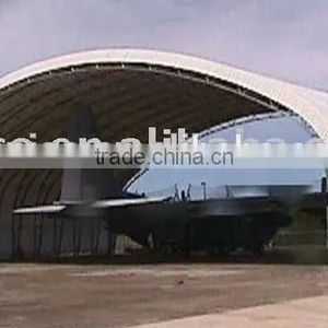 Airplane Hangar, Fabric Storage Shelter, Warehouse Tent , Trussed Building thumbnail-1