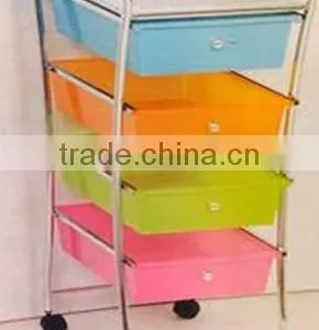 10-tier Drawer Organizer Cart, Storage Trolley Cart, Wagon thumbnail-5