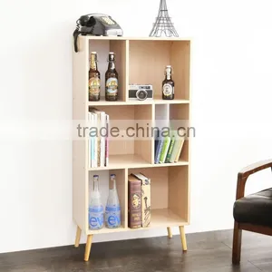 Living Room Function Design Magazine Storage Wooden Cabinet thumbnail-4
