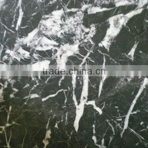 White Vein in Black Marble Slabs and Tiles thumbnail-1