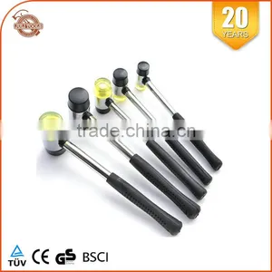 30mm Steel Tubular Handle Soft Face Hammer Two-way Mallet thumbnail-6