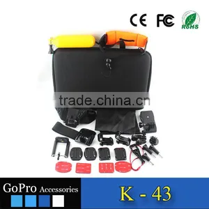 Bundle of Accessories Sets Kit Used for Gopros Heros 4 Action Camera Case thumbnail-1