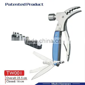 Fire Tool Life-saving Multi Hammer Mini Tool/Mini Hammer/Tool and Equipment/Pocket Hammer With Axe TW001 thumbnail-1