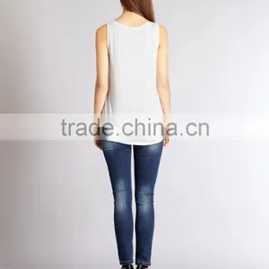Butterfly Sequins Latest Fashion Blouse Design,fancy Blouse,womens Vest thumbnail-2