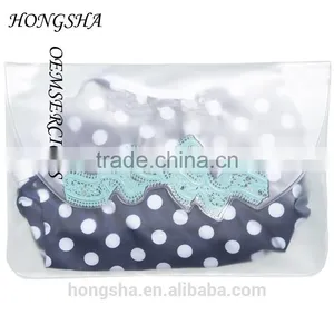 Girls Blue & White Spotty Swimsuit With Ruffles One Piece Swimsuit For Girls HSb7073 thumbnail-3