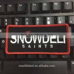 2016 Custom Logo High Quality Embroidery Patch Badge for Apparel thumbnail-5