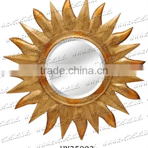PU Fine Handmade Anqiue High-quality Decor Wall Mirrors thumbnail-2