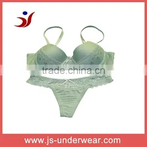 Fashion Style Ladies Underwire Lace Bra Set thumbnail-1