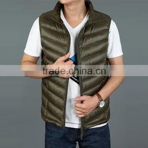 Most Popular Winter Orange Down Vest Winter Jacket Cheapest Price Winter Vest thumbnail-4
