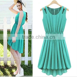 HD-D62 High Quality New Fashion OEM Factory Irregular Women Dress thumbnail-1