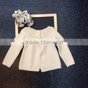 Red Cardigans New Design Girls Sweater Pattern Cardigan Knitwear Wholesale Children Dark Pink Cardigan of Stock thumbnail-3