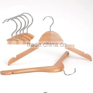 Lovely Hot Sale Wooden Pants Hanger Vintage Clothes Hangers Custom Wooden Coat Hanger thumbnail-1