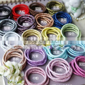 Hot Sell Color Hair Ties Elastic thumbnail-1
