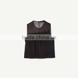 2017 OEM Summer Nifty Asymmetric Frilled Round Neck Women Sarafan thumbnail-6