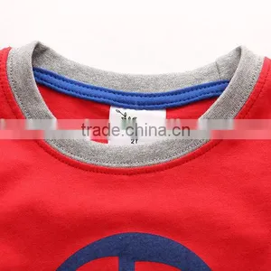 Wholesale Long Sleeves Kids 100% Cotton Colorful Pullover Pajama Set thumbnail-5
