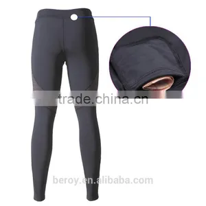 Beroy New Design High Elastic Dry-fit Running Pants Leggings With Zipper on the Leg Opening thumbnail-4