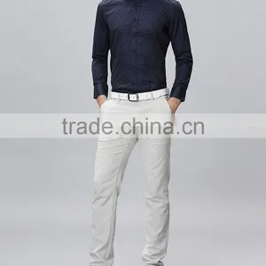 Fashion Men Beautiful Dress Shirt Delicate Printed Slimming Garment thumbnail-5