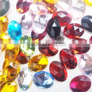 D&D 20pcs Mix Crystals Flat Back Rhinestones for Clothes Acrylic Beads Jewelry Decorations Sewing Accessory thumbnail-4