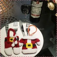 Christmas Supplies Christmas Table Decoration Christmas Christmas Knife and Fork Spoon Knife and Fork Cutlery Sets Christmas Clothing Bags thumbnail-1