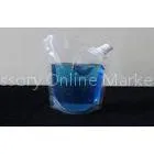 Side Gusset Spout Bag , Plastic Standing Spout Pouches With Handle thumbnail-1
