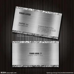 New York PVC Business Card Senior/ Metal Texture Drawing Business Card Printing Laser Pearl Business Card Aikeyi Technol thumbnail-2