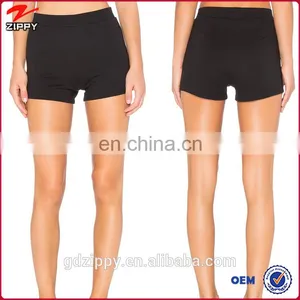 Wholesale Black Tailored Slimming Yoga Shorts thumbnail-1