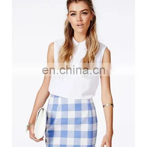 High Quality Cheap Price Women Latest Skirt and Blouse thumbnail-1