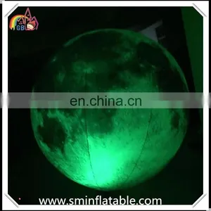 Giant Inflatable Led Lighting Moon Balloon, Inflatable Moon Model for Ornament, Exhibition. Event thumbnail-3