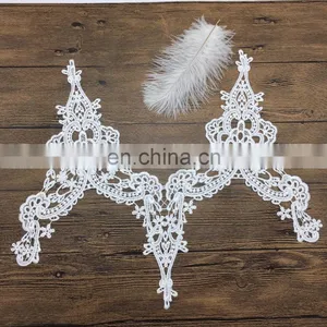 OLNA161 Romantic French Style Lace Shiny Poly Neck Lace thumbnail-1