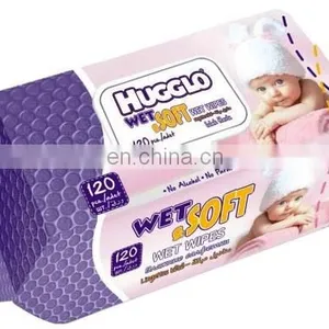HIGH QUALITY HUGGLO 120 PCS WET WIPES FROM TURKEY thumbnail-3