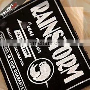 Custom Private Jeans Leather Patch With Embroidery Brand Logo thumbnail-4