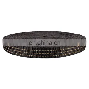 1 Inch Black Heavy Polypropylene Webbing thumbnail-1