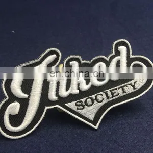 Factory Custom 3D Embroidery Brand Name Logo Patch For Clothing thumbnail-5