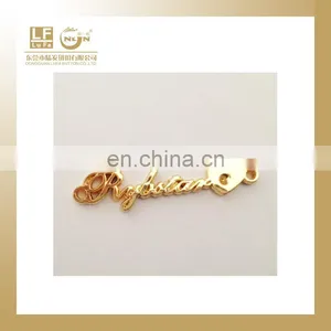 Zina Alloy Rectangle Golden Fancy Garment Accessories thumbnail-1