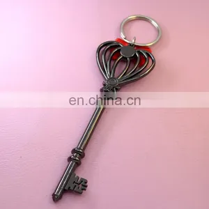 Custom Metal Keychain Key Shape Key Ring Wholesale thumbnail-3