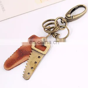 Metal Buckle Clip Key Ring Saw Charm Personalized Keychain for Boyfriend Gifts thumbnail-3