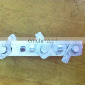 Three Holes Metal Galvanized Telescopic Pole Clamp,High Strengh Electric Pole Clamp thumbnail-1