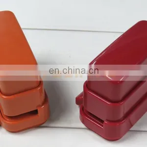Plastic ABS Environmental Office Mini Stapler No Needle thumbnail-2