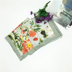 Excellent Personalized New Design Custom Silk Scarf 60x60 thumbnail-3