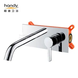 Concealed Bathroom Brass Basin Mixer thumbnail-1