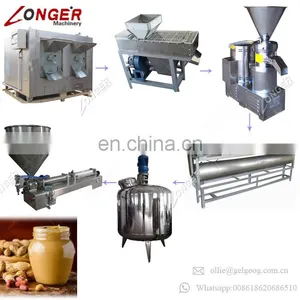 Industrial Use Low Price Sesame Paste Making Machine Nut Grinding Equipment Groundnuts Butter Production Plant thumbnail-1