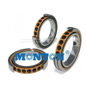 B71802-C-T-P4S-UL 15x24x5 mm Spindle Bearing / Precision Angular Ball Bearing thumbnail-1