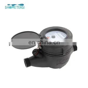 1/2'' Inch DN 15 mm Multijet Dry Dial Type Plastic Cold Water Meter thumbnail-1